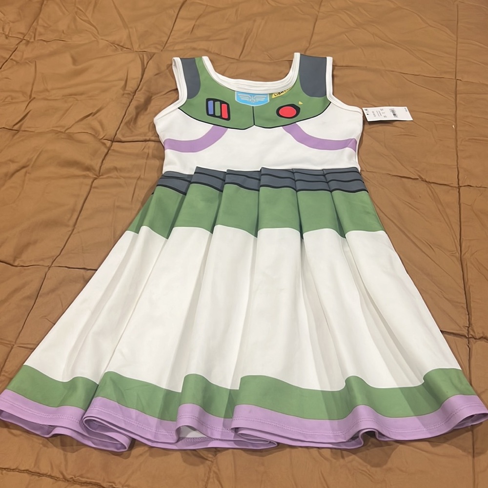 Girls Toystory Lightyear BUZZ LIGHTYEAR a-line dress size Large (10-12) NWT